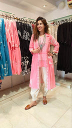 Muslin Cargo Co-ord with Stylish Jacket