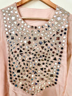 Elegant Tebby Silk Co-ord with Bell Sleeves