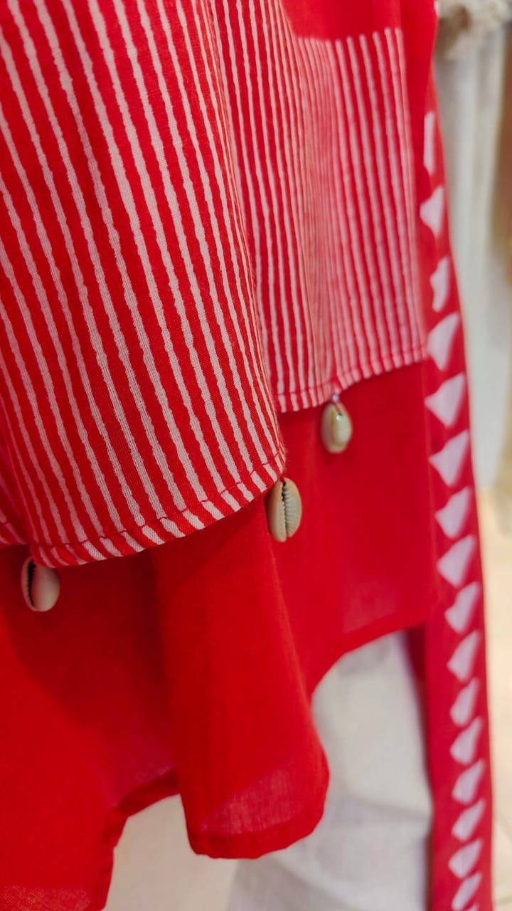 Muslin Cargo Co-ord with Stylish Jacket