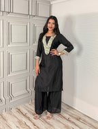 Premium Chinon Silk Festive Co-ord Set