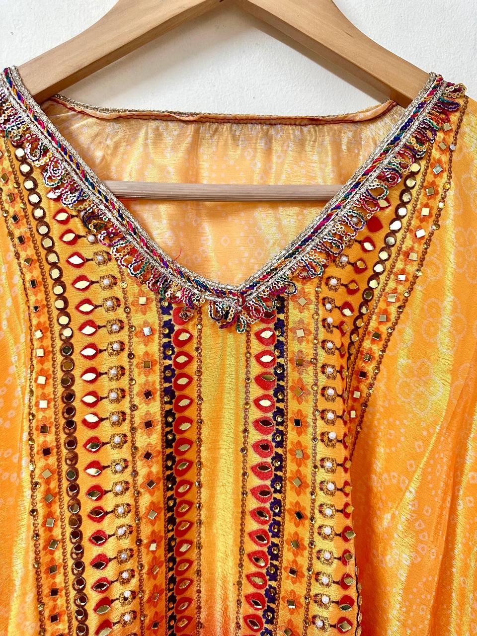 Chinon Silk Designer 3pc Kaftan Ensemble