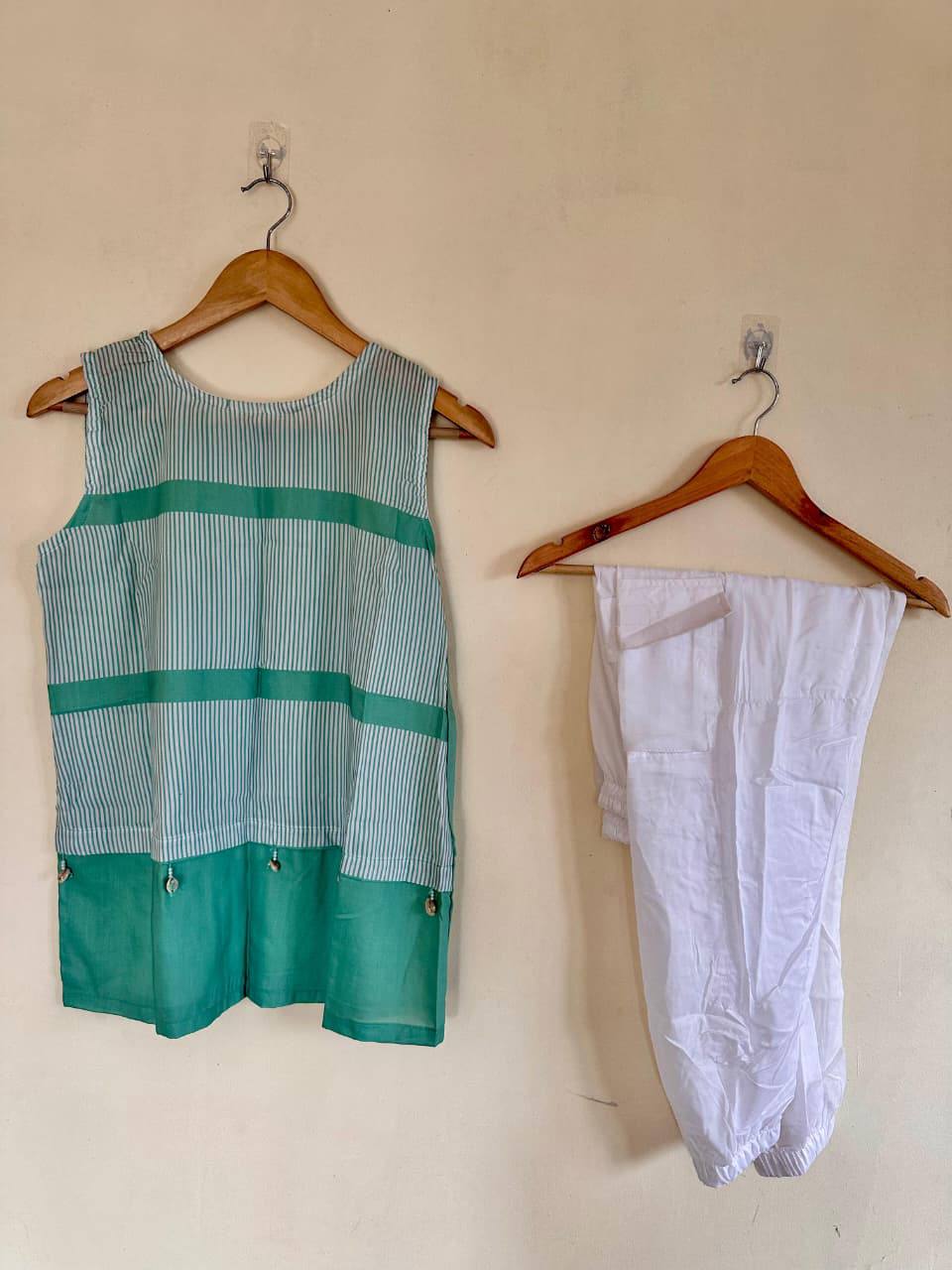 Muslin Cargo Co-ord with Stylish Jacket