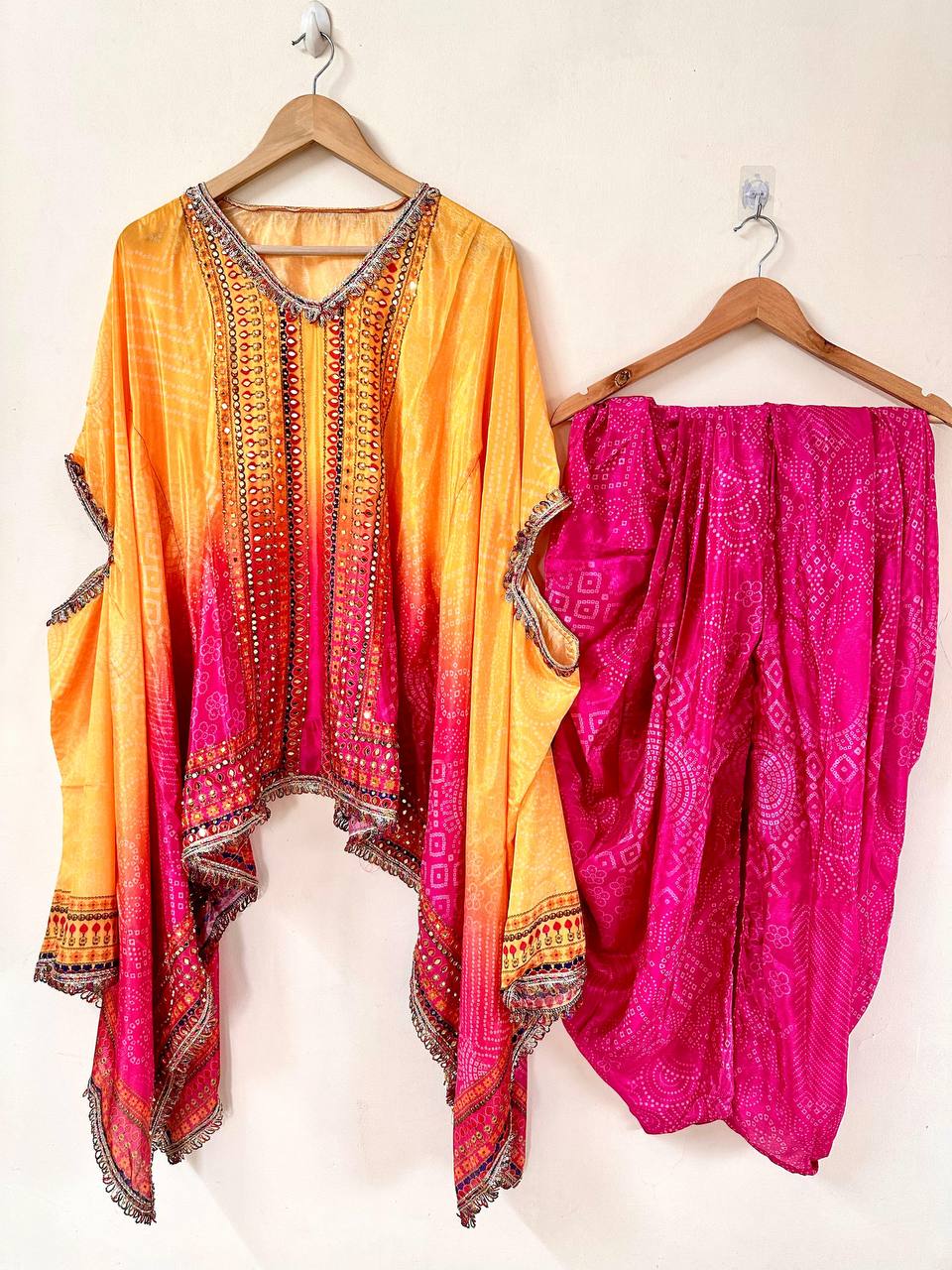 Chinon Silk Designer 3pc Kaftan Ensemble