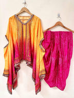 Chinon Silk Designer 3pc Kaftan Ensemble