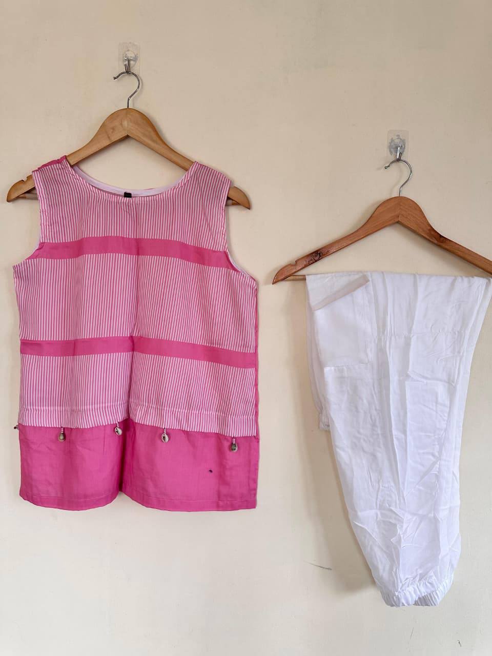 Muslin Cargo Co-ord with Stylish Jacket