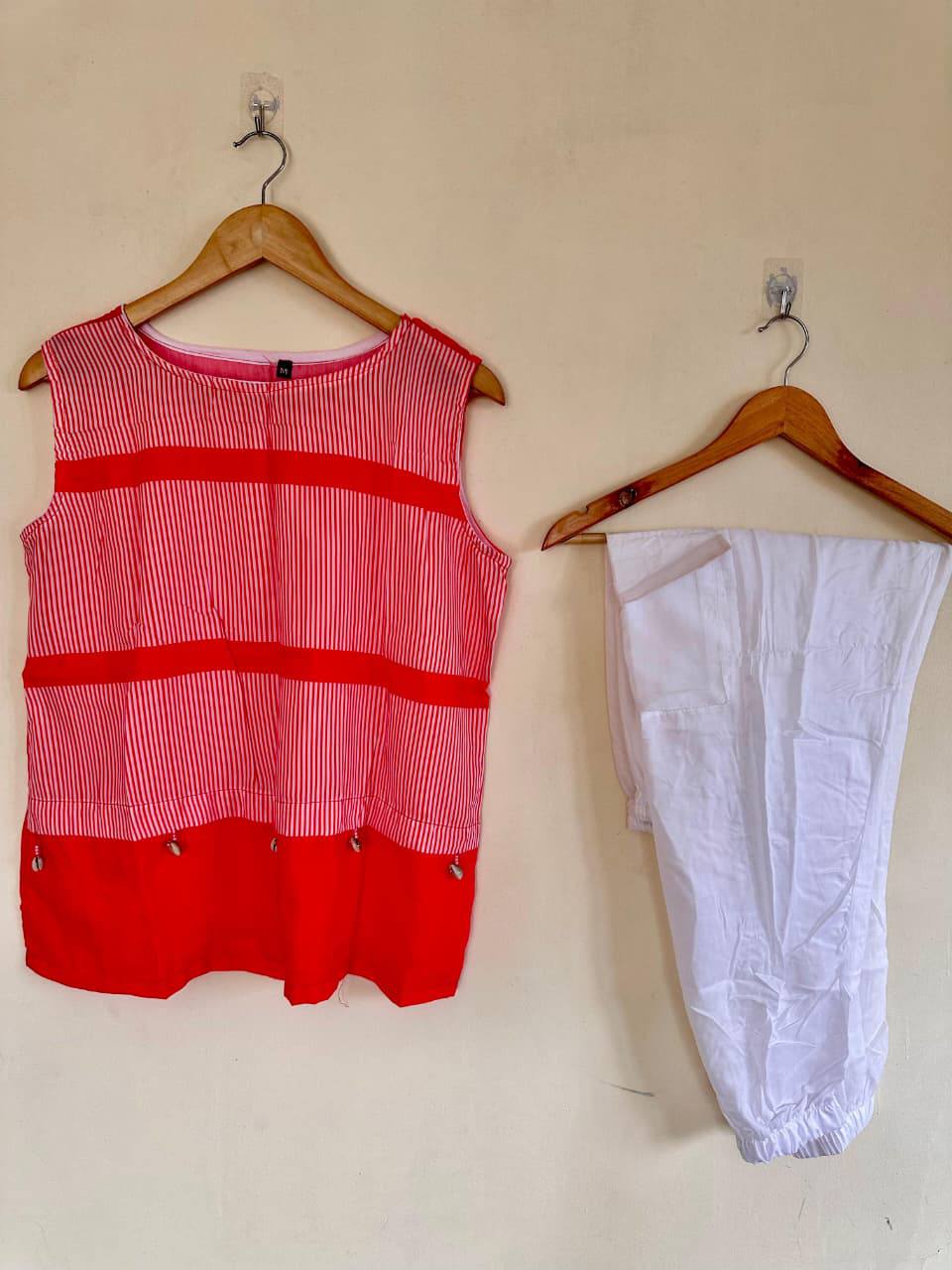 Muslin Cargo Co-ord with Stylish Jacket