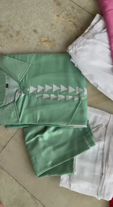 Muslin Cargo Co-ord with Stylish Jacket