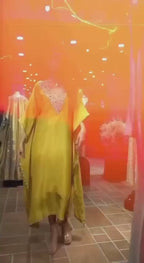 Luxury Silk Kaftan with Crape Lining
